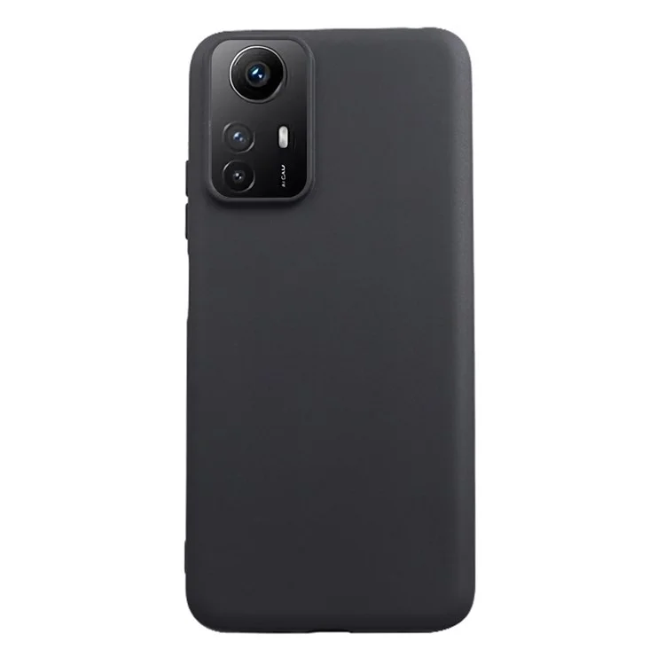 Для Xiaomi Redmi Note 12S 4G Матовый мягкий чехол из TPU для телефона, противоударный чехол для смартфона - Черный