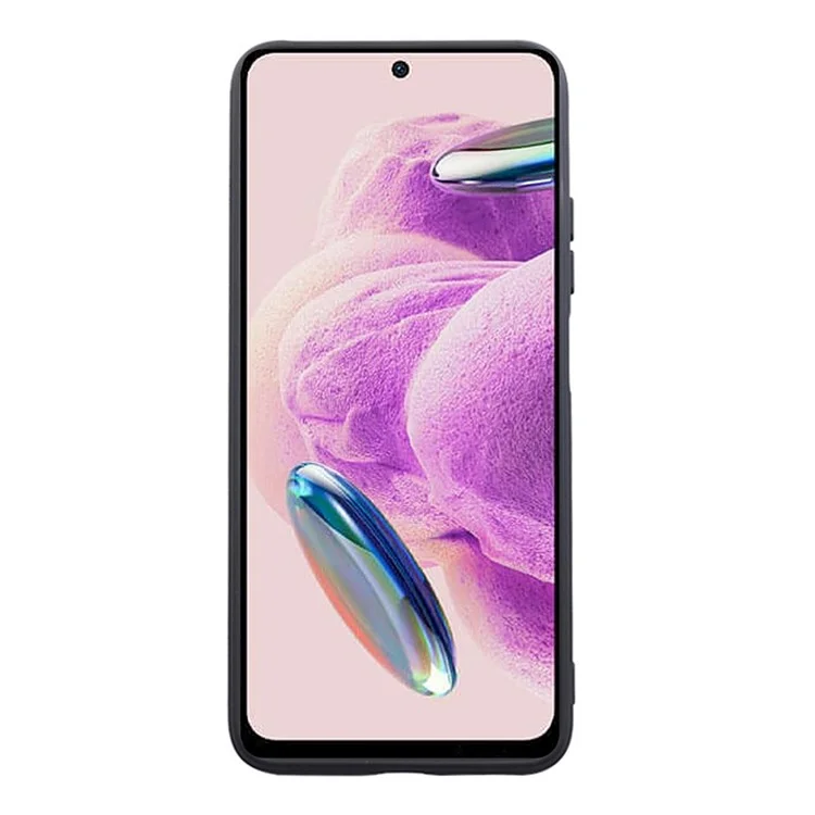 Для Xiaomi Redmi Note 12S 4G Матовый мягкий чехол из TPU для телефона, противоударный чехол для смартфона - Черный