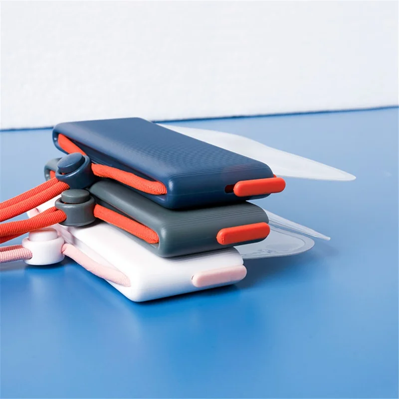 IPX8 Waterproof Case for Phones within 7.0'' Stripes Texture Clear TPU Touchscreen Cellphone Dry Bag Beach Essentials - Dark Green