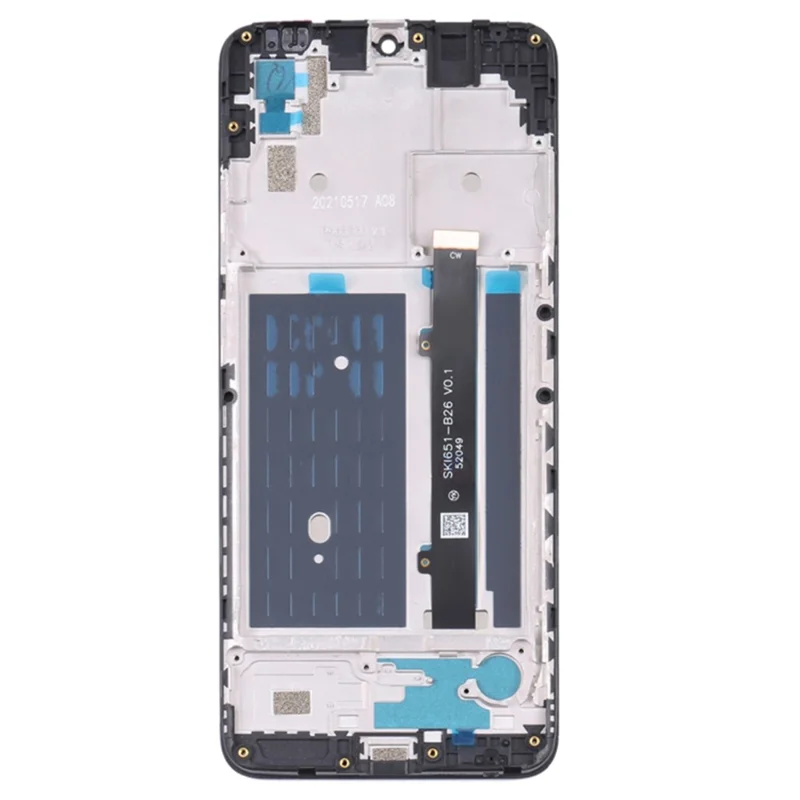 For ZTE Blade A51 OEM Grade S LCD Screen and Digitizer Assembly + Frame Replacement Part (without Logo)