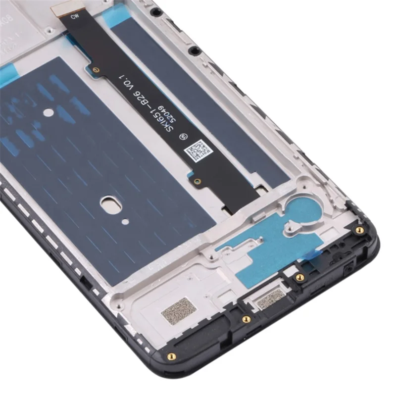 For ZTE Blade A51 OEM Grade S LCD Screen and Digitizer Assembly + Frame Replacement Part (without Logo)
