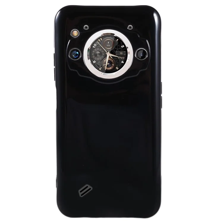 Para Funda de teléfono Unihertz TickTock S Anti-scratch Flexible TPU Smartphone Cover - Negro