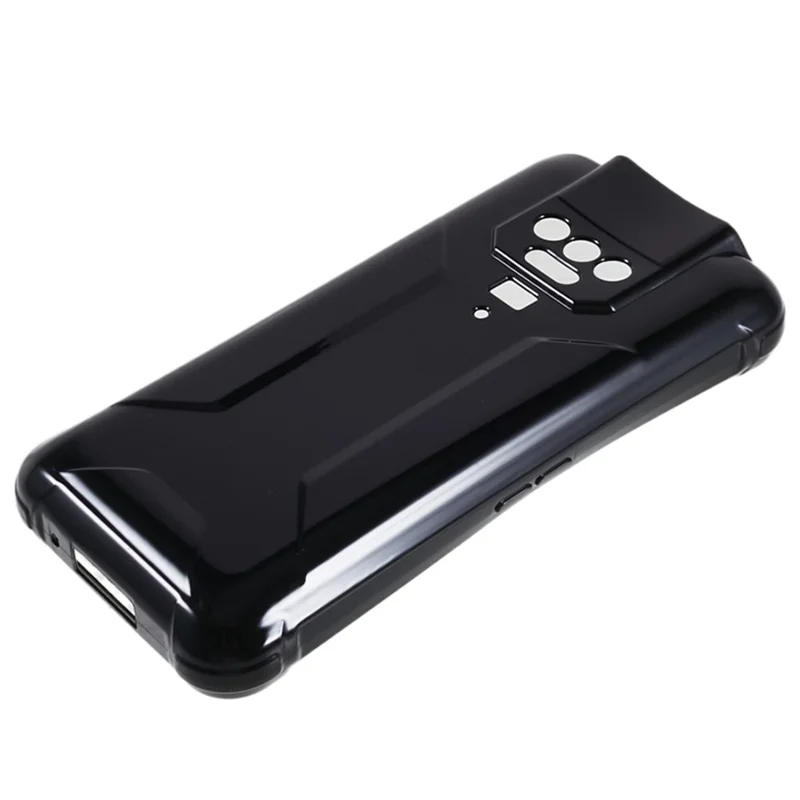 For Cubot KingKong Power Soft TPU Phone Case Drop-proof Protective Phone Cover - Black