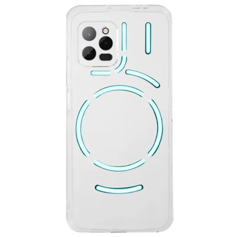 Drop-proof Phone Cover for Unihertz Luna , Flexible TPU Cell Phone Protective Case - White