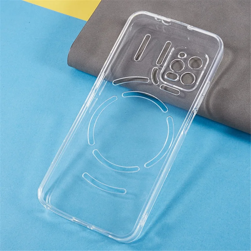 Drop-proof Phone Cover for Unihertz Luna , Flexible TPU Cell Phone Protective Case - White