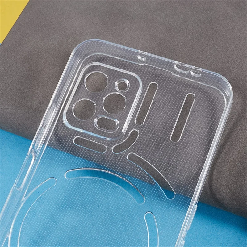 Drop-proof Phone Cover for Unihertz Luna , Flexible TPU Cell Phone Protective Case - White