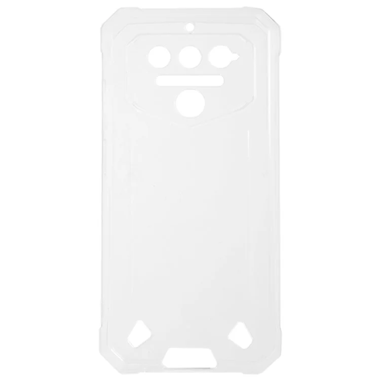 Flexible TPU Phone Case for Oukitel WP23 , Scratch-resistant Protective Phone Cover - White