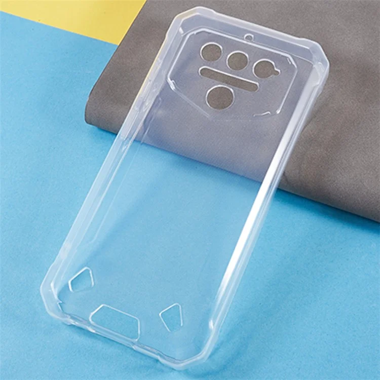 Flexible TPU Phone Case for Oukitel WP23 , Scratch-resistant Protective Phone Cover - White