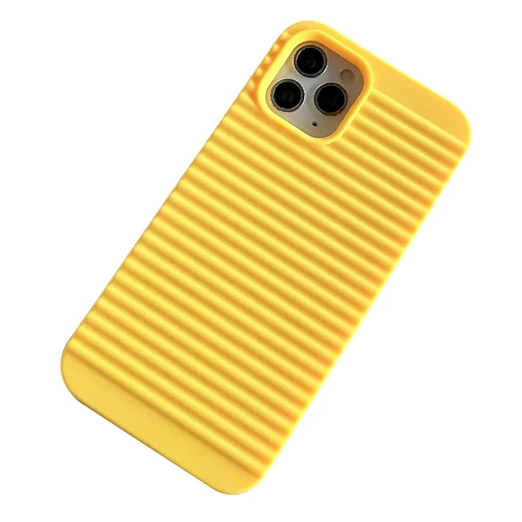 Pour Iphone 13 Pro Max Dissipation de la Dissipation de Téléphone Portable Couverture de la Texture de L'océan Summer Texture TPU Anti-scratch - Jaune