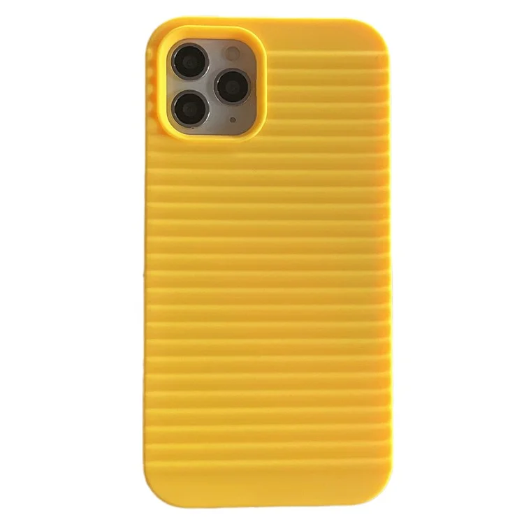Pour Iphone 13 Pro Max Dissipation de la Dissipation de Téléphone Portable Couverture de la Texture de L'océan Summer Texture TPU Anti-scratch - Jaune