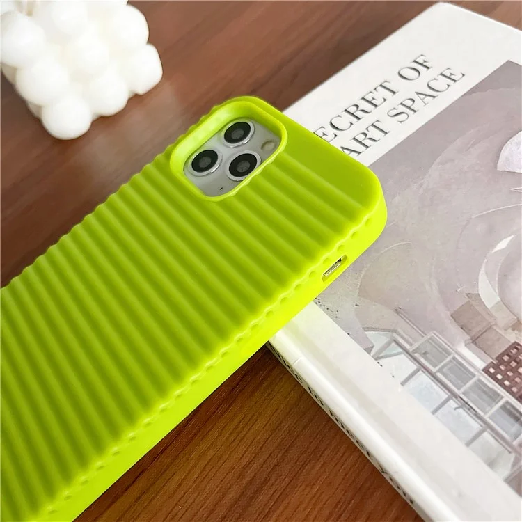 Pour Iphone 13 Pro Max Dissipation de la Dissipation de Téléphone Portable Couverture de la Texture de L'océan Summer Texture TPU Anti-scratch - Jaune