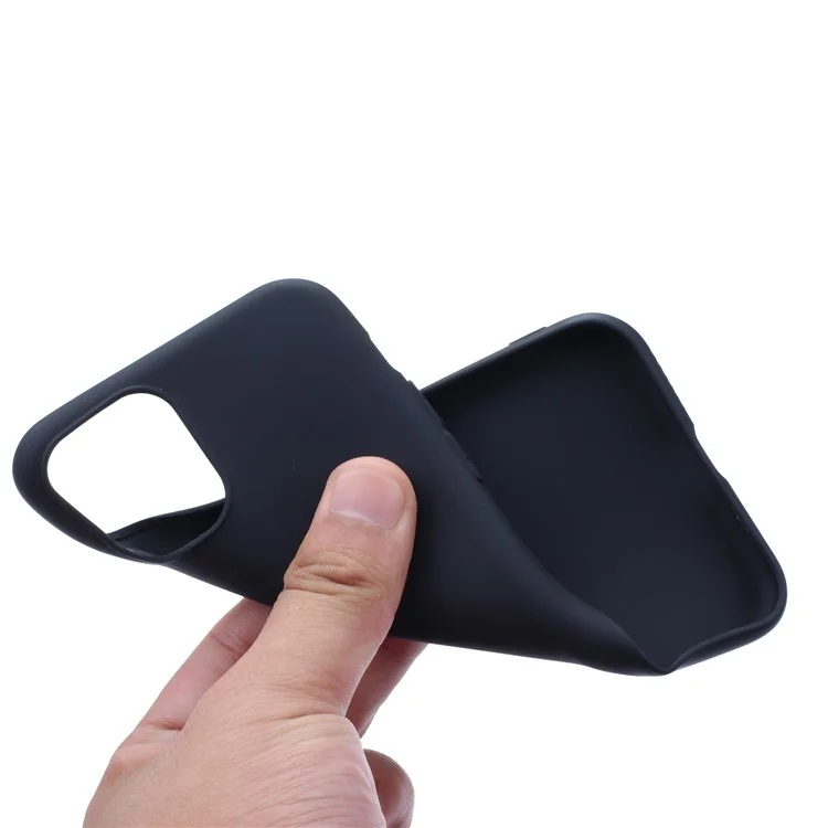 Matte Phone Cover for iPhone 15 Pro Max , Slim-Fit Phone Shell Anti-Fingerprint Soft TPU Phone Case - Black