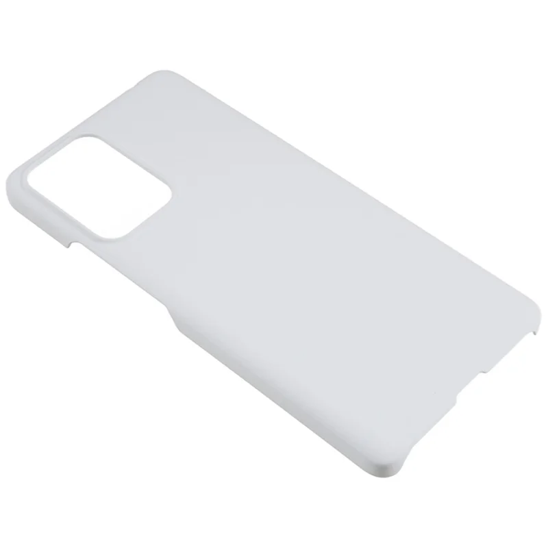 For Xiaomi Redmi Note 12 4G Hard PC Phone Case Anti-scratch Rubberized Phone Cover - White