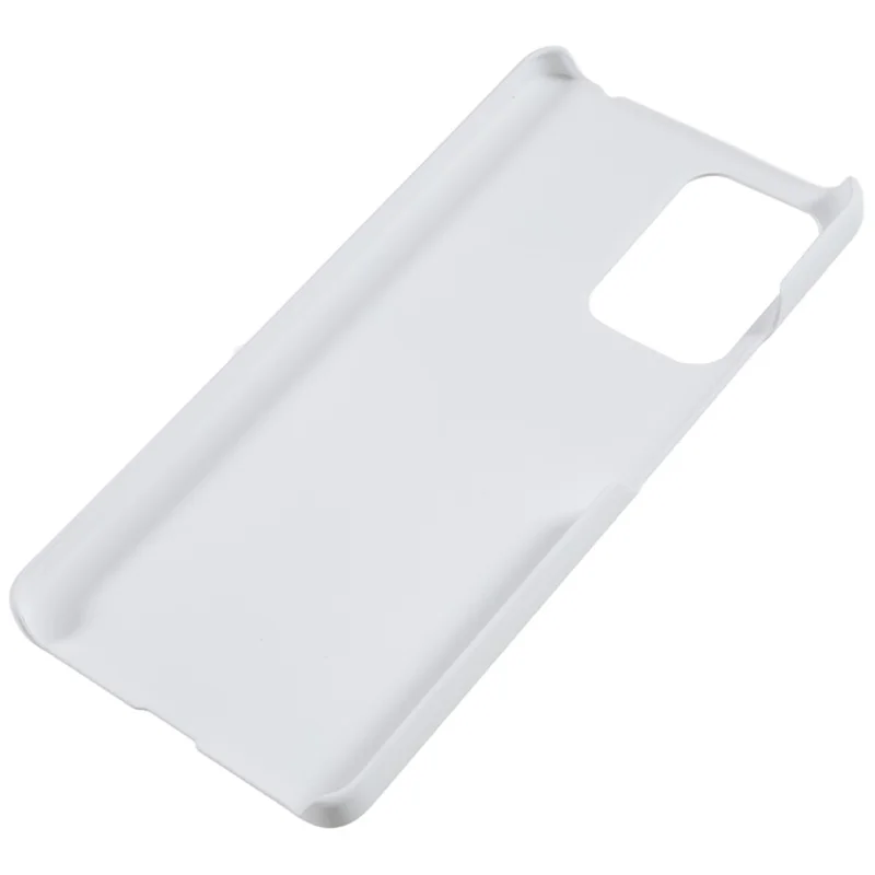 For Xiaomi Redmi Note 12 4G Hard PC Phone Case Anti-scratch Rubberized Phone Cover - White