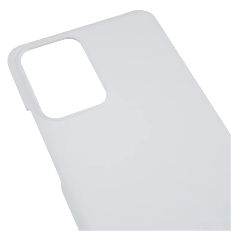 For Xiaomi Redmi Note 12 4G Hard PC Phone Case Anti-scratch Rubberized Phone Cover - White