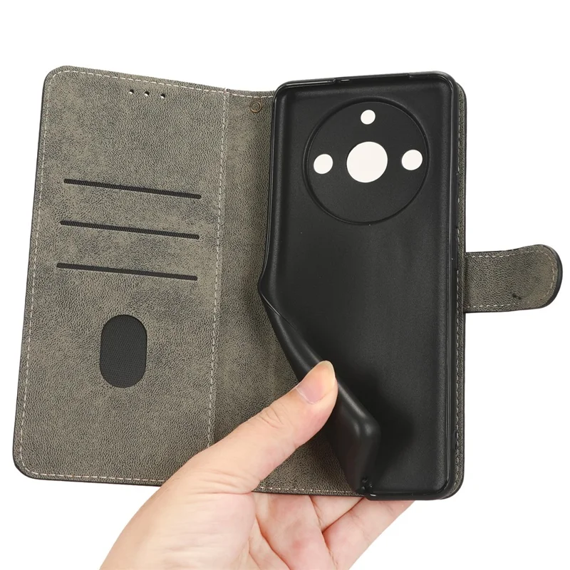 For Realme 11 Pro 5G / 11 Pro+ 5G Phone Cover RFID Blocking Wallet Leather Case with Foldable Stand - Blue