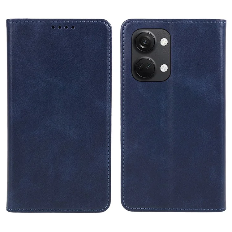 Per OnePlus Nord 3 5G / Ace 2V Custodia Portafoglio Stile Business in Pelle PU Antishock - Blu