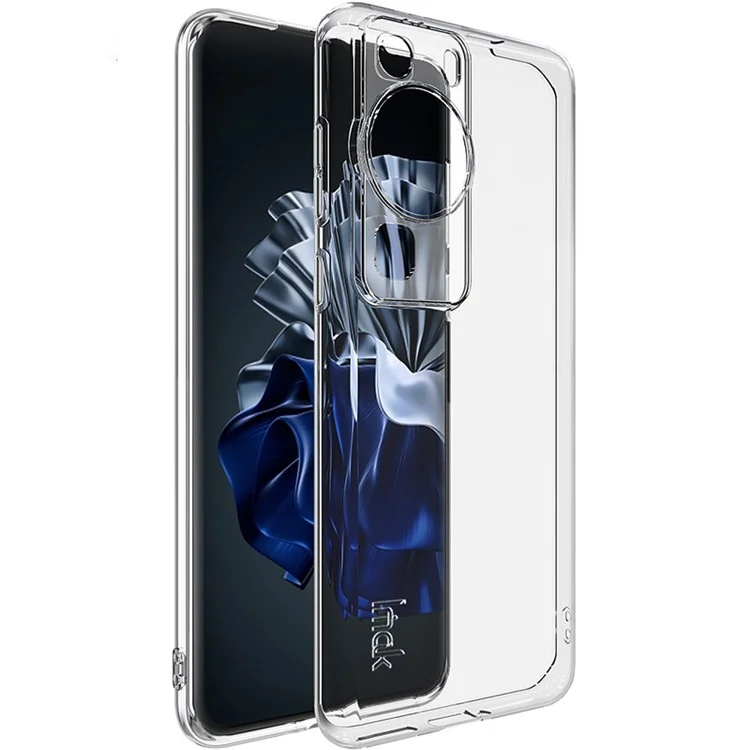 IMAK UX-5 Series Phone TPU Case per Huawei P60 / P60 Pro, cover telefonica antigraffio in materiale trasparente