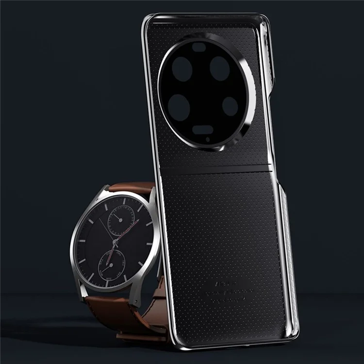 Für Xiaomi 13 Ultra stoßfestes PU-Leder PC-Handyhülle Anti-Rutsch-Schutzabdeckung - Grün