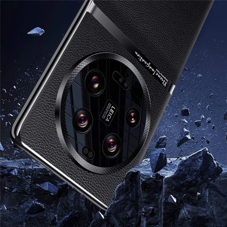 Für Xiaomi 13 Ultra stoßfestes PU-Leder PC-Handyhülle Anti-Rutsch-Schutzabdeckung - Grün