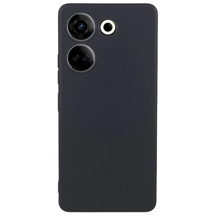 Для TECNO Camon 20 Pro 4G Противоцарапающий TPU-чехол для телефона с матовой отделкой - черный