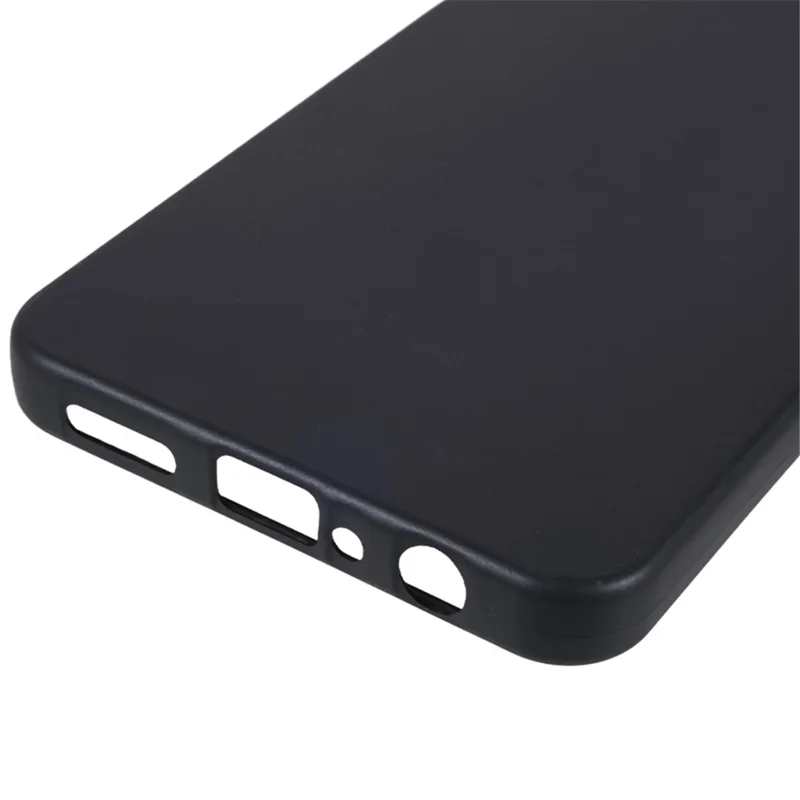 For Nokia G22 Flexible TPU Phone Case Matte Finish Anti-scratch Cell Phone Cover - Black