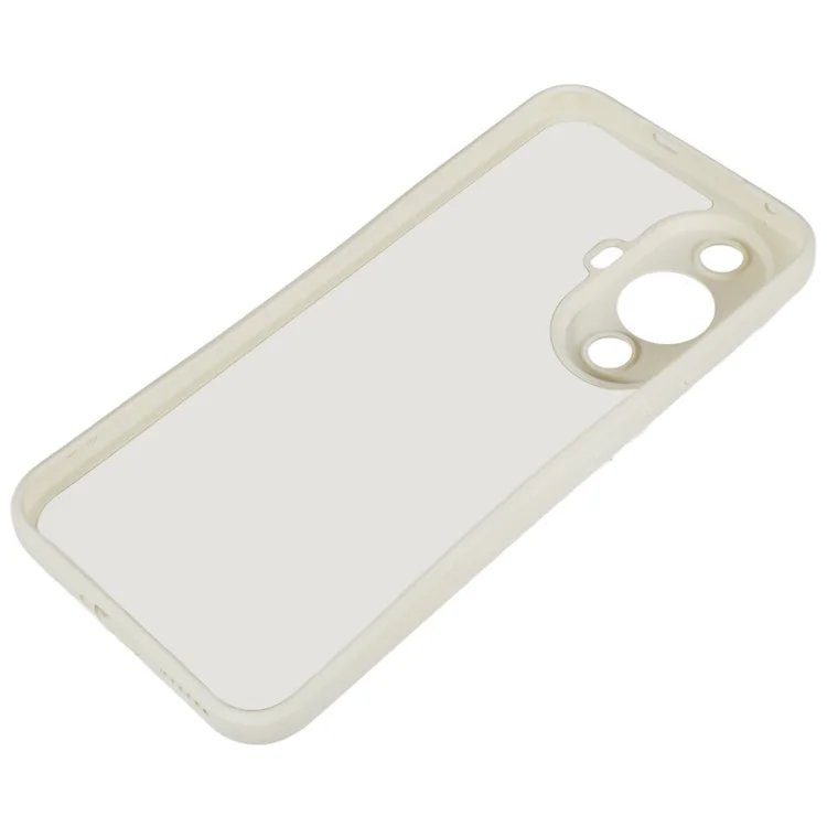 Per Huawei nova 11 / nova 12s 4G / nova 12 Lite 4G Fiber Lining Phone Case Candy Color Rubberized TPU Back Cover - Bianco