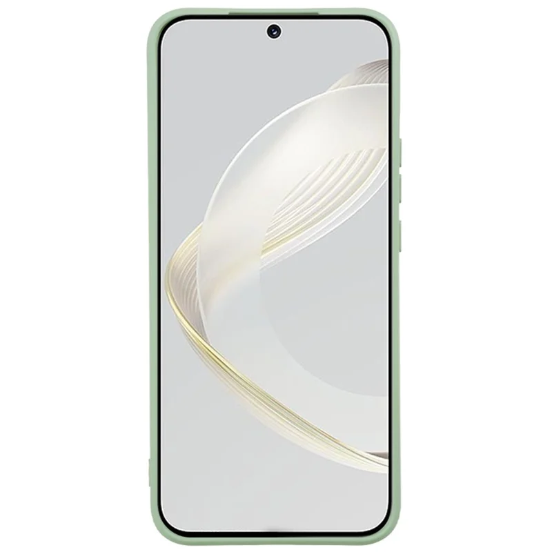 For Huawei nova 11 / nova 12s 4G / nova 12 Lite 4G Fiber Lining Phone Case Candy Color Rubberized TPU Back Cover - Bean Green