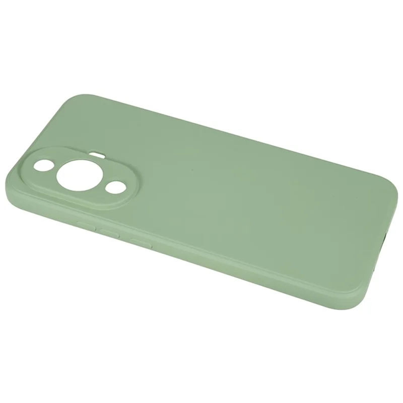 For Huawei nova 11 / nova 12s 4G / nova 12 Lite 4G Fiber Lining Phone Case Candy Color Rubberized TPU Back Cover - Bean Green