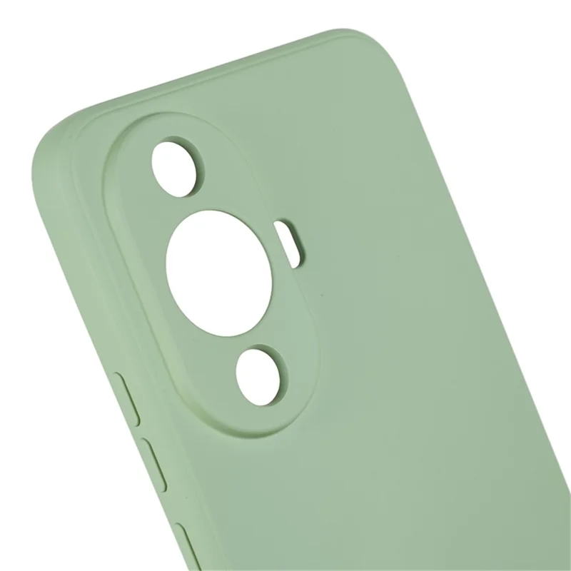 For Huawei nova 11 / nova 12s 4G / nova 12 Lite 4G Fiber Lining Phone Case Candy Color Rubberized TPU Back Cover - Bean Green