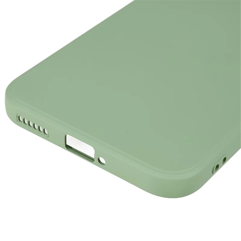 For Huawei nova 11 / nova 12s 4G / nova 12 Lite 4G Fiber Lining Phone Case Candy Color Rubberized TPU Back Cover - Bean Green