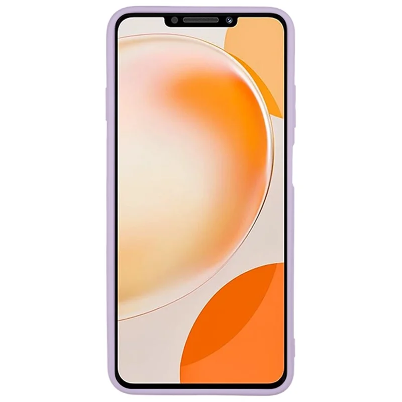 TPU Phone Case for Huawei Enjoy 60X Shockproof Precise Cutout Straight Edge Phone Cover - Purple