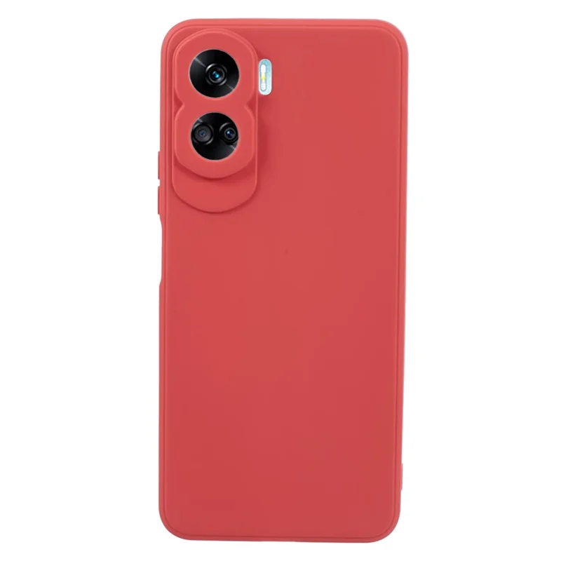 Straight Edge Phone Case for Honor X50i 5G / 90 Lite 5G , Precise Cutout Soft TPU Phone Cover - Red