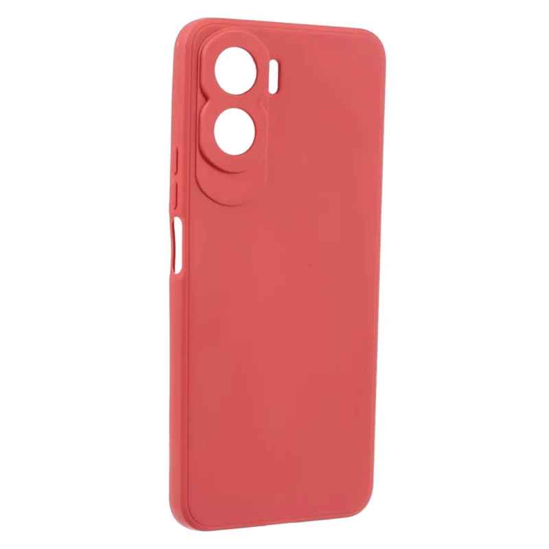 Straight Edge Phone Case for Honor X50i 5G / 90 Lite 5G , Precise Cutout Soft TPU Phone Cover - Red