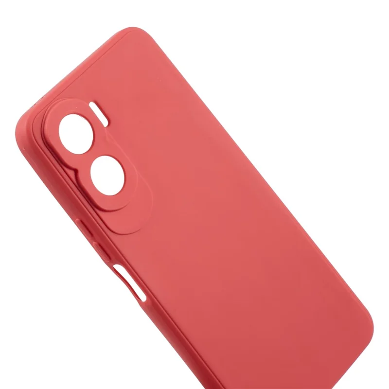 Straight Edge Phone Case for Honor X50i 5G / 90 Lite 5G , Precise Cutout Soft TPU Phone Cover - Red