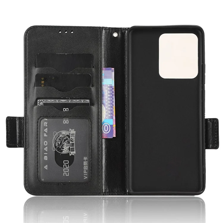 Étui pour téléphone pour Motorola Edge 40 5G Imprinted Triangle PU Leather Stand Wallet Case - Noir