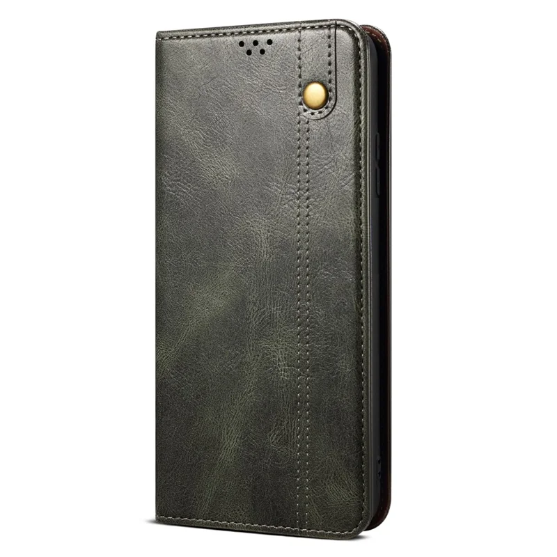 Für Huawei nova 11i / Maimang 20 / Enjoy 60 Pro Wallet Handyhülle Wachsige Crazy Horse Textur PU Leder Standhülle - Grün