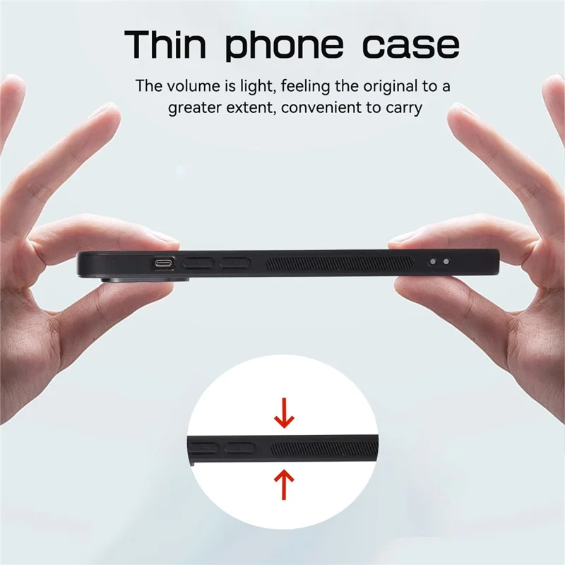 For iPhone 13 Pro 6.1 inch Shockproof Phone Cover PU Leather Coated TPU Case - Brown