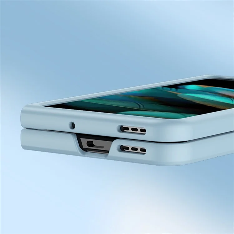 Capa de Telefone Anti-Queda para Samsung Galaxy Z Fold 5G, Capa Rígida de PC com Design Listrado, Capa de Telefone à Prova de Choques - Preto