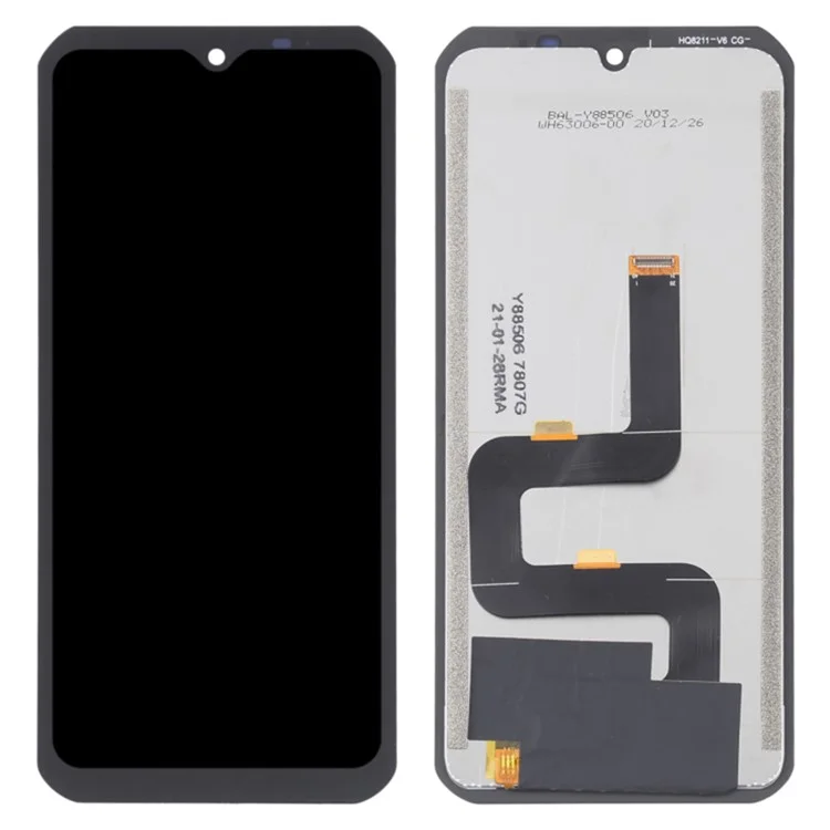 For Doogee S88 Plus Grade S OEM LCD Screen and Digitizer Assembly Part (without Logo)