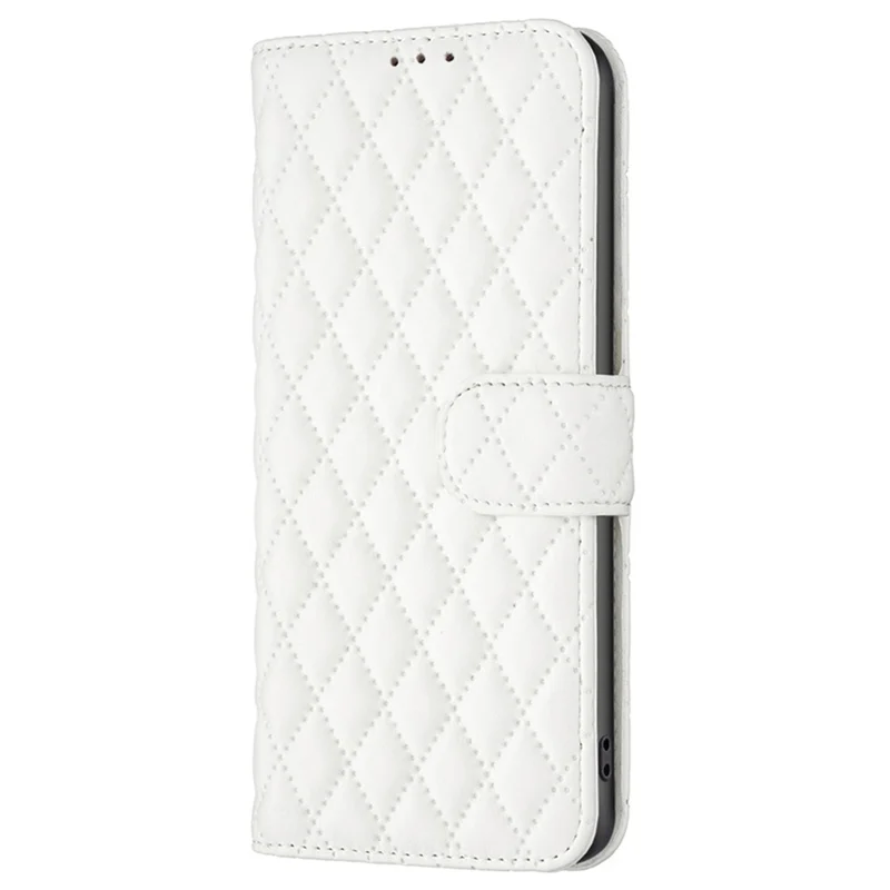 BINFEN COLOR BF Style-14 for Xiaomi Civi 3 5G Cell Phone Case Wallet Imprinted Leather Stand Cover - White