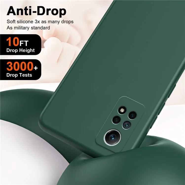 Per Xiaomi Redmi Note 12 Pro 4G Fiber Lining TPU Phone Case 2.2mm Thickness Rubberized Phone Cover - Nero