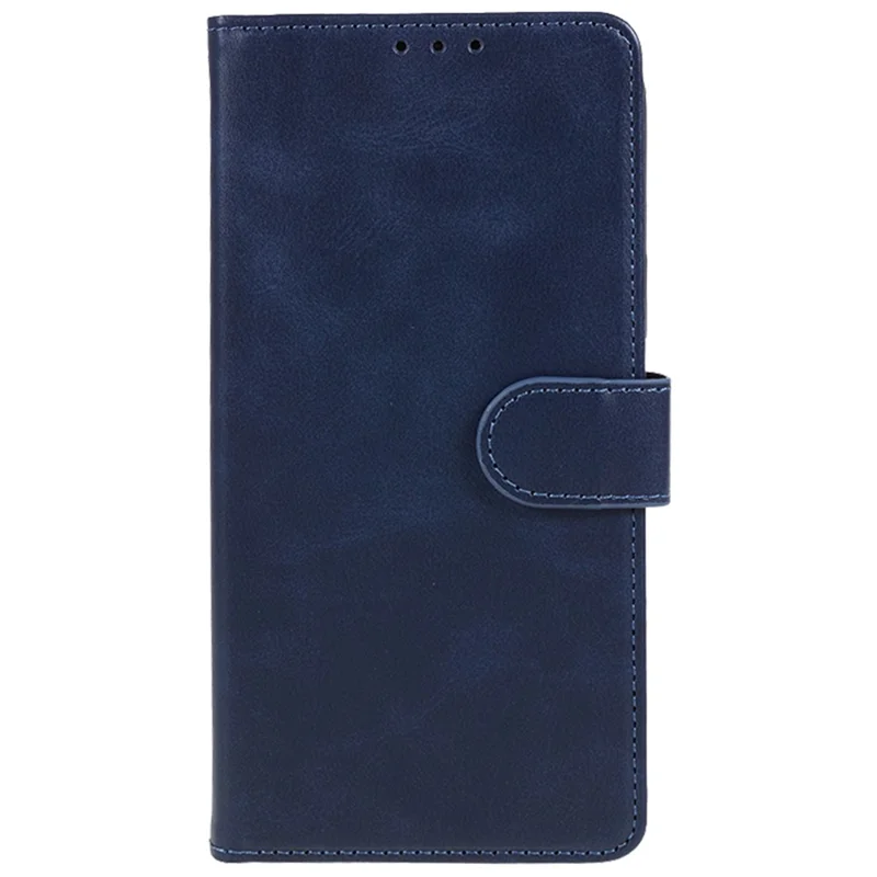 For Google Pixel 8 PU Leather Wallet Phone Case Calf Texture Anti-drop Stand Cover - Blue