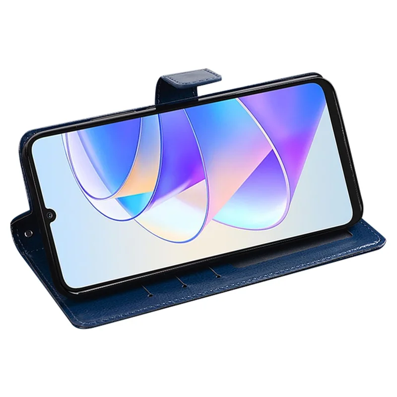 IDEWEI Per Huawei nova Y71 4G / Y70 4G / Y70 Plus 4G Custodia in Pelle per Telefono Supporto Texture Pelle di Cavallo Pazzo - Rosa