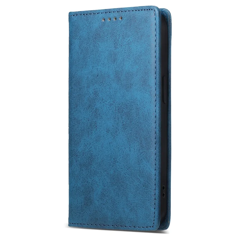 DF-05 Für Google Pixel 8 Einfarbige stoßfeste Ledertelefonhülle RFID-blockierendes Wallet-Standfutter - Blau