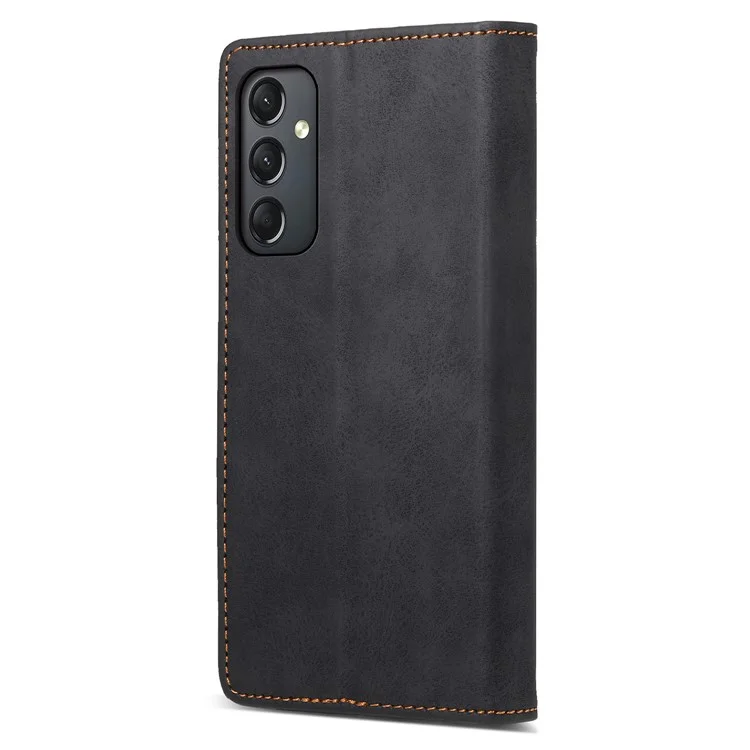 DF-05 per Samsung Galaxy A24 4G (162,1 x 77,6 x 8,3 mm) Custodia per telefono in pelle PU + TPU con protezione RFID - Nero