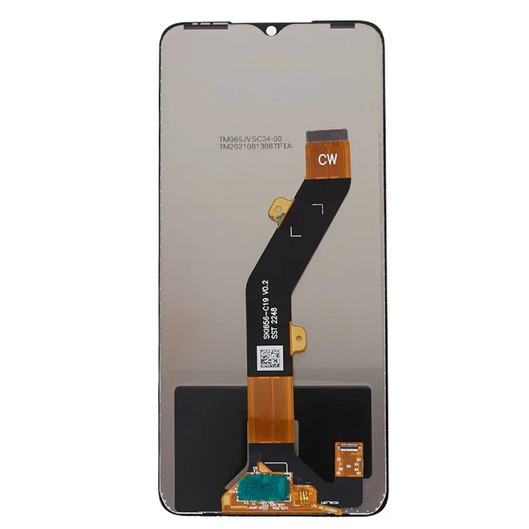 Per Infinix Hot 30i X669 Schermo LCD e Pannello Digitizer di Grado C da 6,56" Parte di Riparazione (senza Logo)