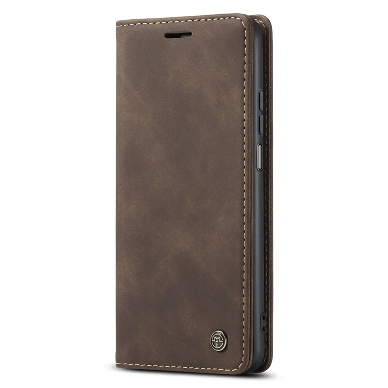 CASEME 013 Series For Realme 10 4G PU Leather Stand Wallet Case Flip Cell Phone Cover - Coffee