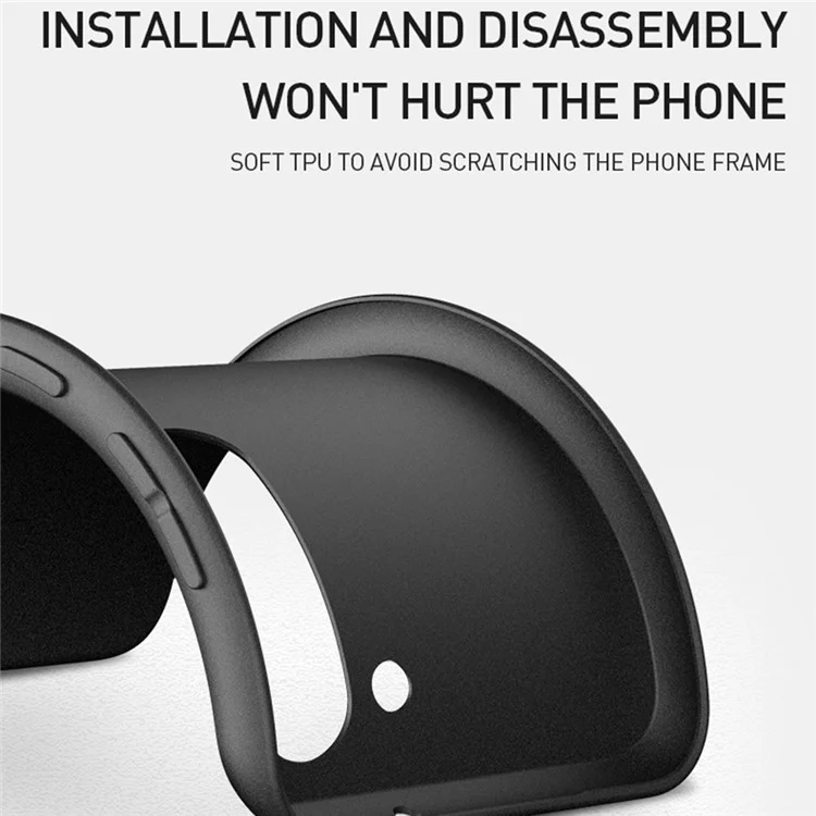 X-LEVEL para Samsung Galaxy S23 Ultra Guardian Series Matte Phone Case Soft TPU Anti-Scratch Shockproof Cover - Preto
