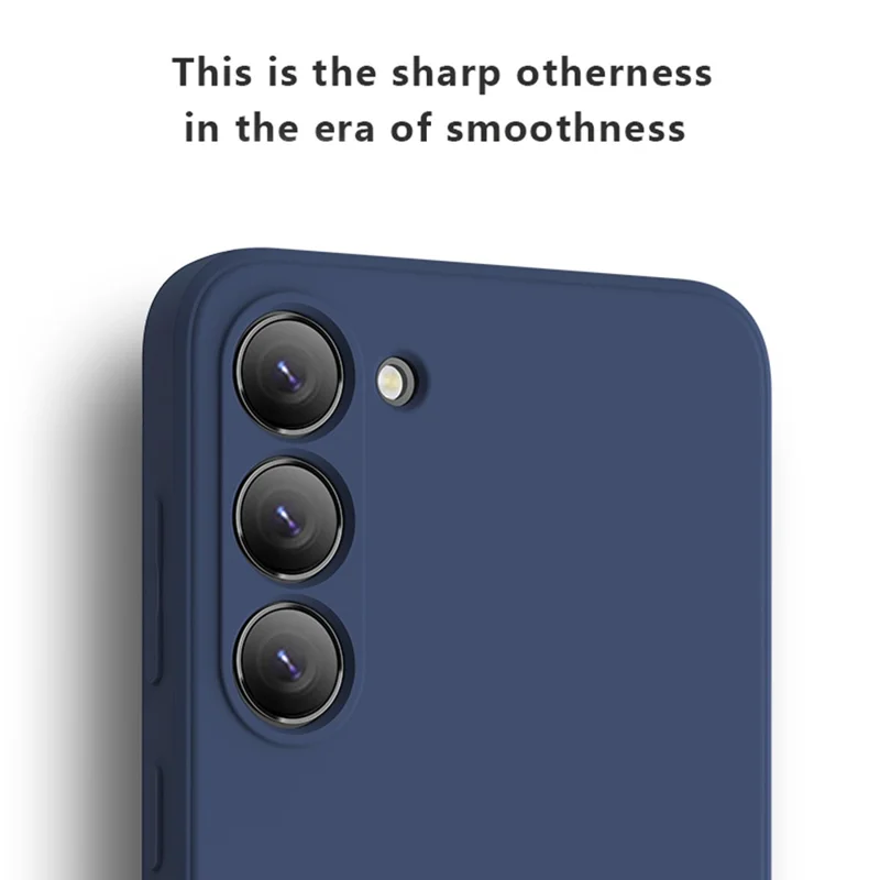 X-LEVEL For Samsung Galaxy S23+ Liquid Silicone Texture Phone Cover Soft TPU Protective Case - Black